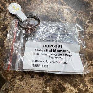 New BP Peach Tourmaline Ring